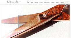 Desktop Screenshot of fullspectrumsalon.com