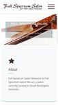 Mobile Screenshot of fullspectrumsalon.com